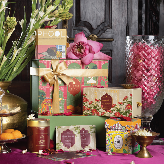 Purple Bird Surangi Luxury Gift Box