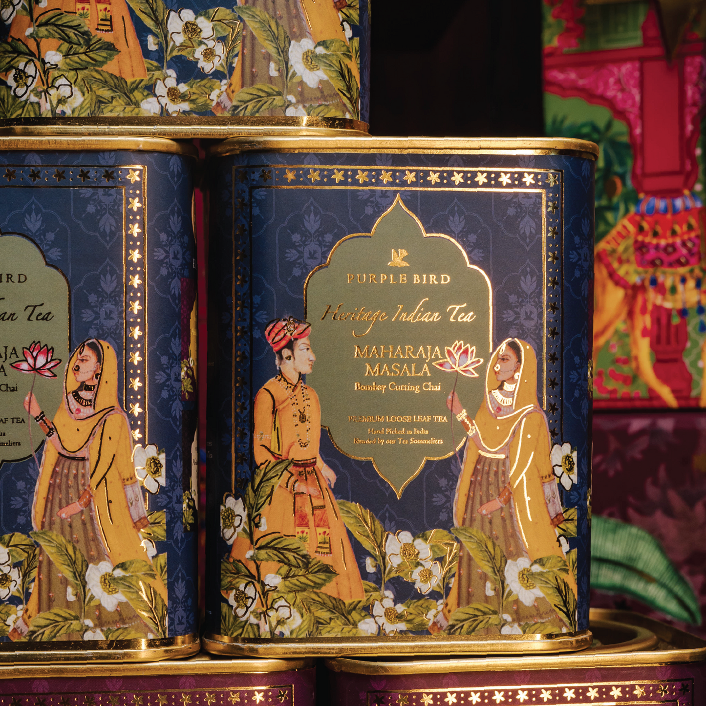 Purple Bird 'Maharaja Masala' Premium Masala Chai (50g Loose Leaf)