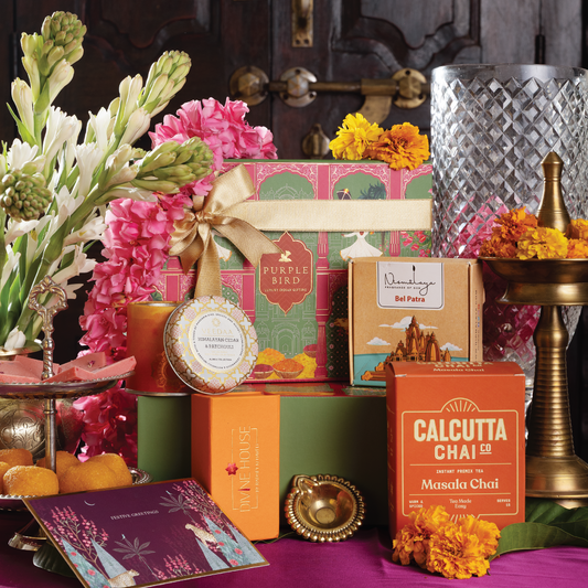 Purple Bird Rasgandh Luxury Gift Box