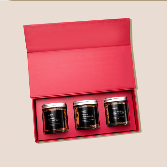 Khoya Savouries Three Jar Gift Set