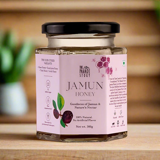 The Pahadi Story Fruity Jamun Honey (300g)