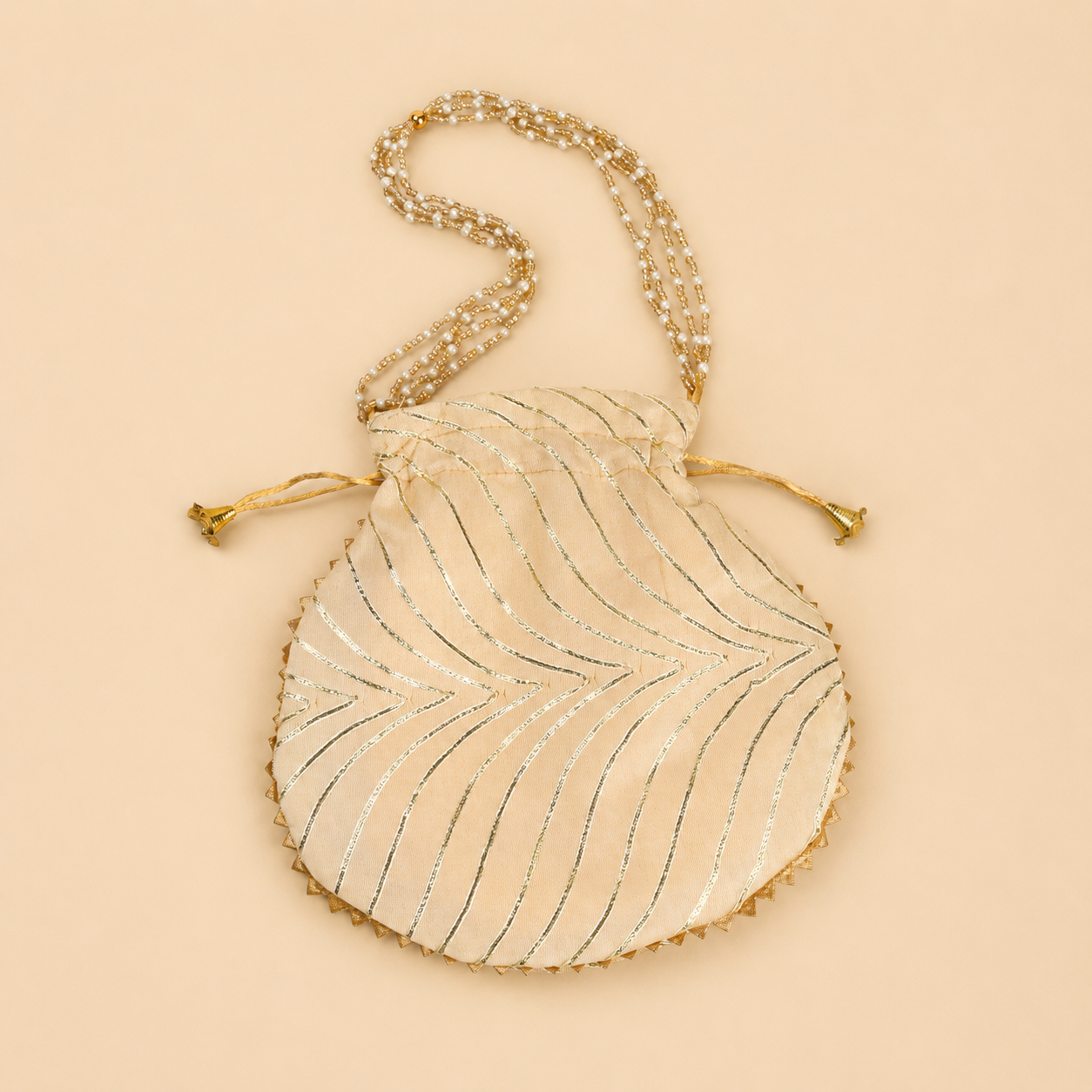 Leher Verandah Potli - Chandni Gold