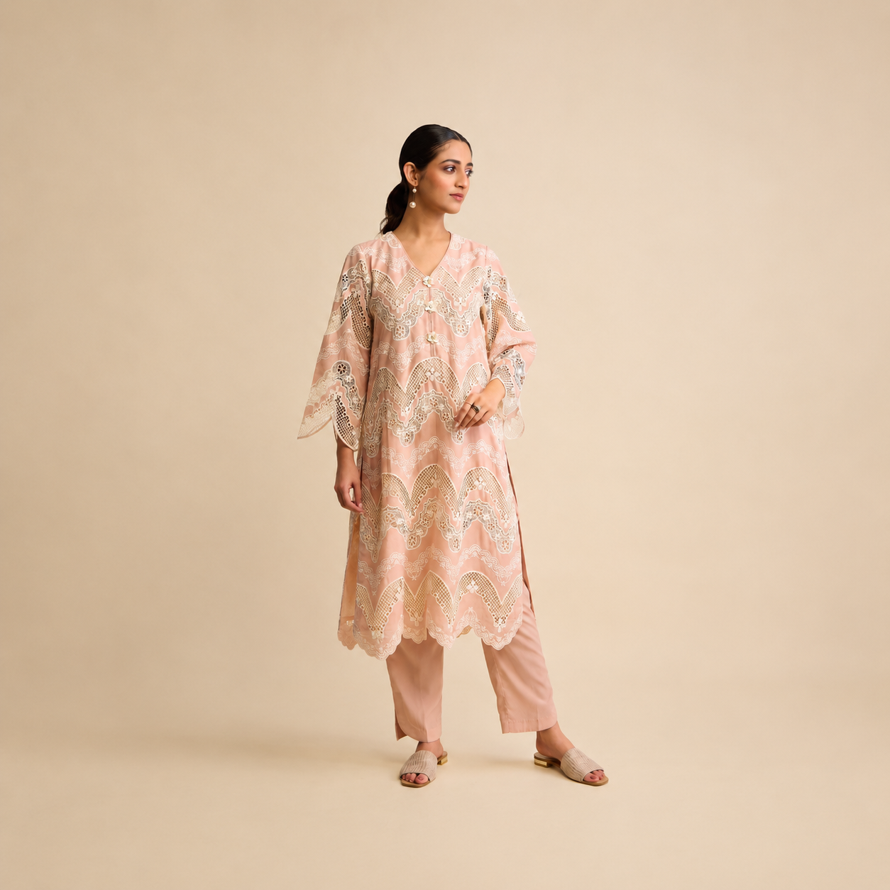 Bijoya Kurta and Pant Set