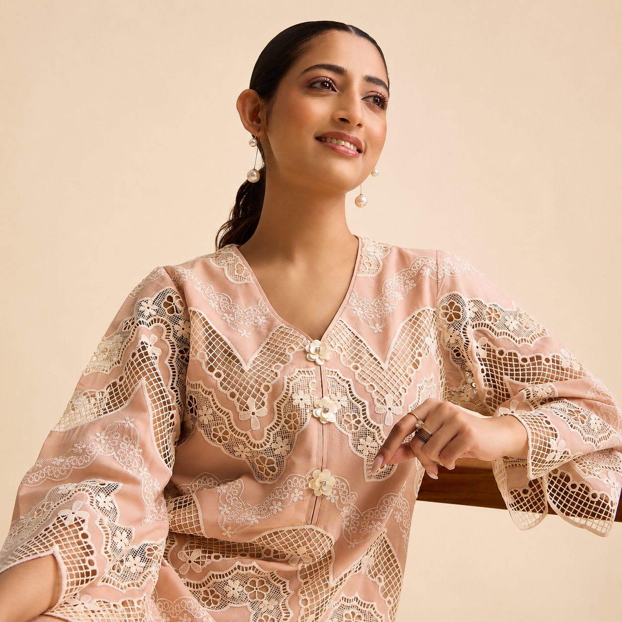 Bijoya Kurta and Pant Set
