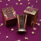Purple Bird 'Noor' Silver Plated Candle (Indian Rose)