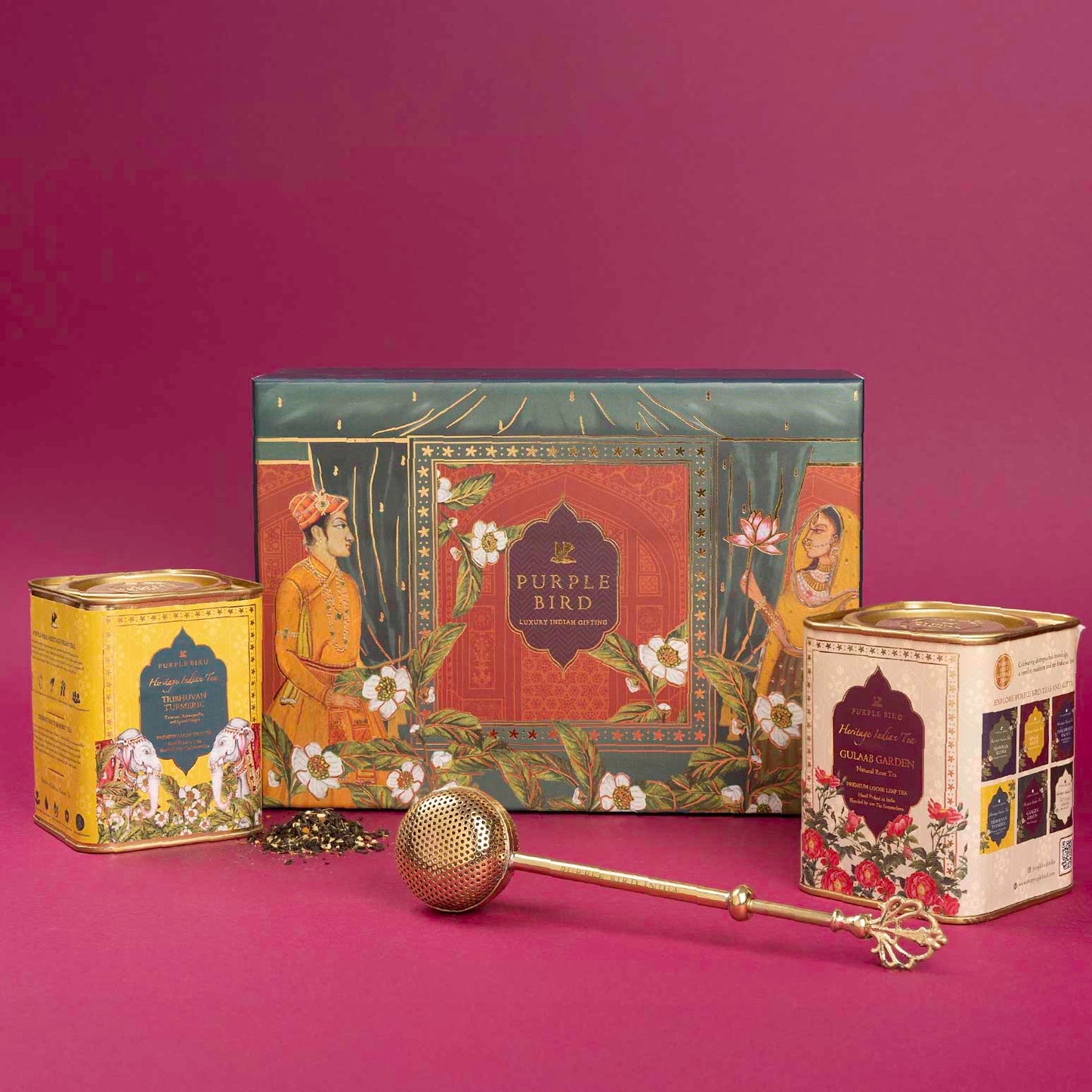 Purple Bird Aarogya Vatika Luxury Tea Gift Set