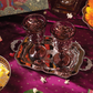 Purple Bird 'Alankar' Silver Plated Arched Tray with Handles