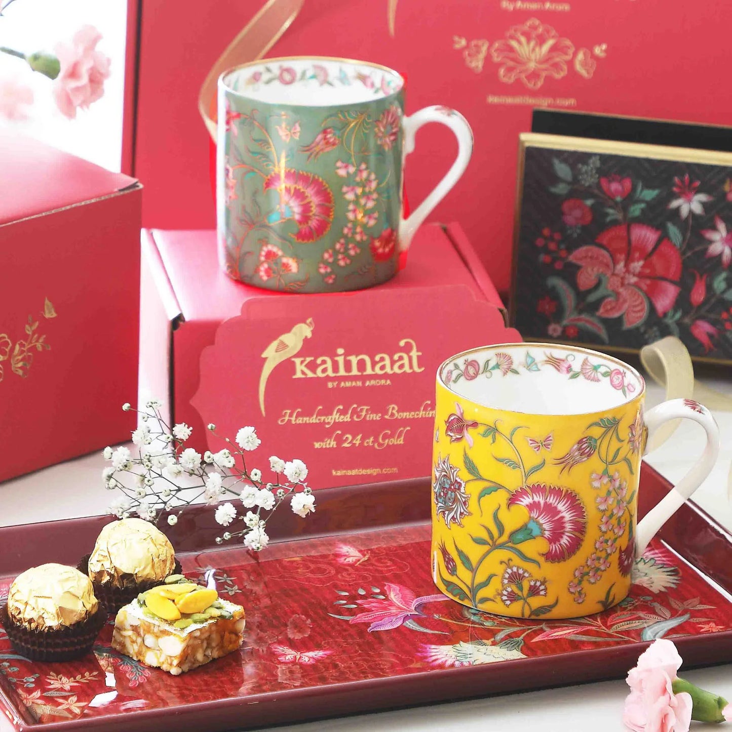 Kainaat Ambreen Yellow Mugs (Two Mugs)