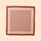 Purple Bird 'Anaar Baagh' Twill Silk Pocket Square - Laal