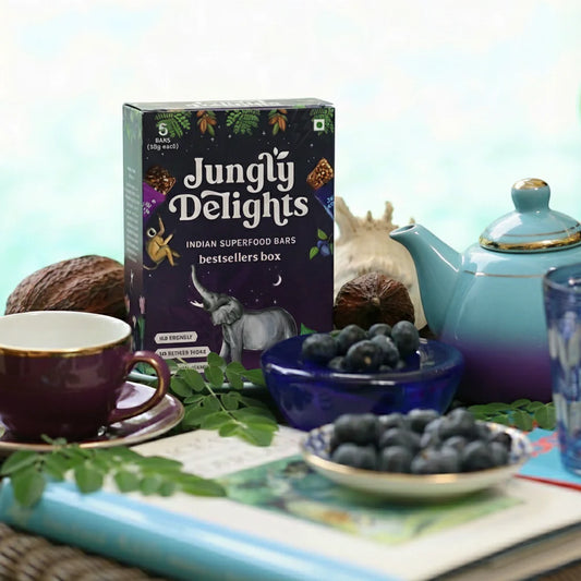 Jungly Delights Superfood Bars Bestsellers Box (5 Bars)
