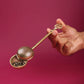 Purple Bird ‘Shahi’ Brass Tea Strainer