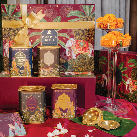 Purple Bird 'Charminar' Premium Tea Gift Box