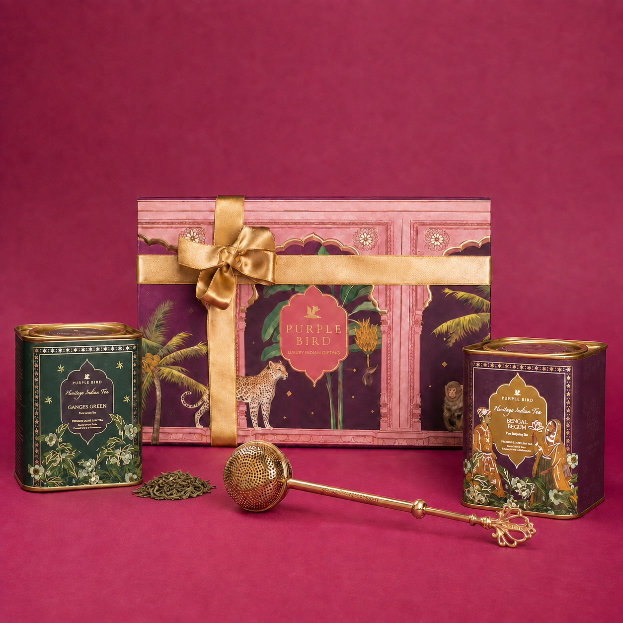Purple Bird ‘Chai Yatra’ Heritage Indian Tea Gift Set