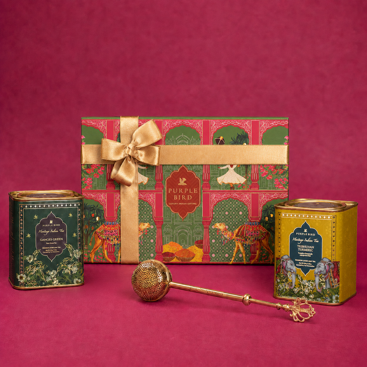 Purple Bird ‘Sunehri Subah’ Heritage Indian Tea Gift Set