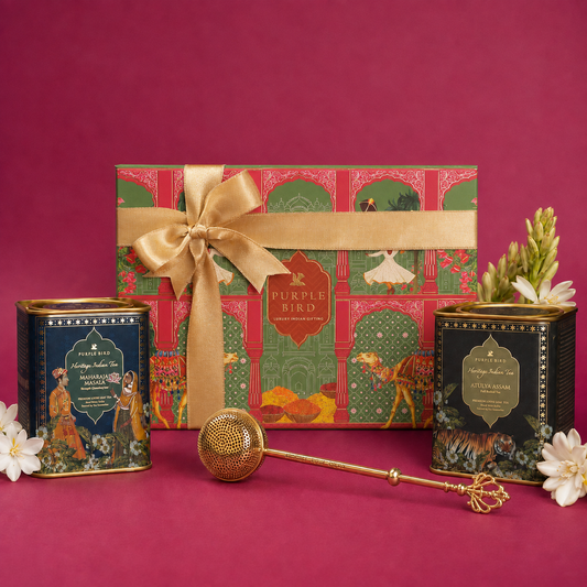 Purple Bird ‘Chai Durbar’ Heritage Indian Tea Gift Set
