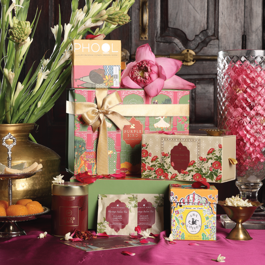 Purple Bird Surangi Luxury Gift Box