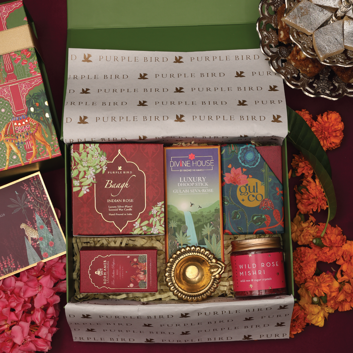 Purple Bird Gulaabi Luxury Gift Box