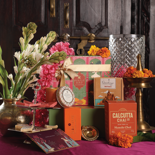 Purple Bird Rasgandh Luxury Gift Box