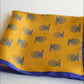 Khatu Yellow Peacock Pocket Square
