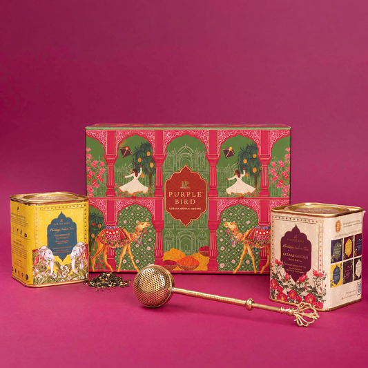 Purple Bird Aarogya Vatika Luxury Tea Gift Set