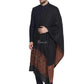 Pashtush Fine Wool Stole Tuscan Black