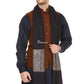 Pashtush Men’s Fine Wool Reversible Muffler Black