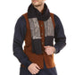 Pashtush Men’s Fine Wool Reversible Muffler Black