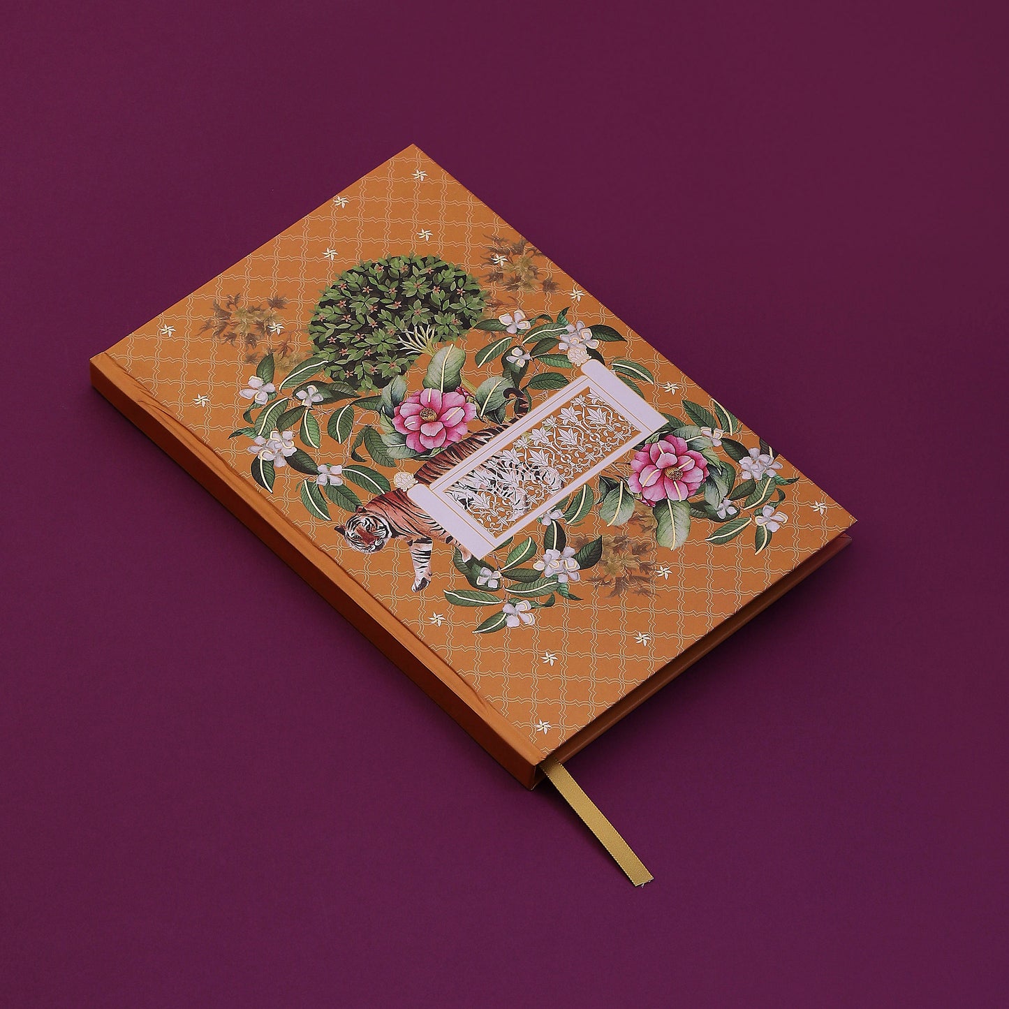 Purple Bird 'Veer Vatika' Hardbound Notebook