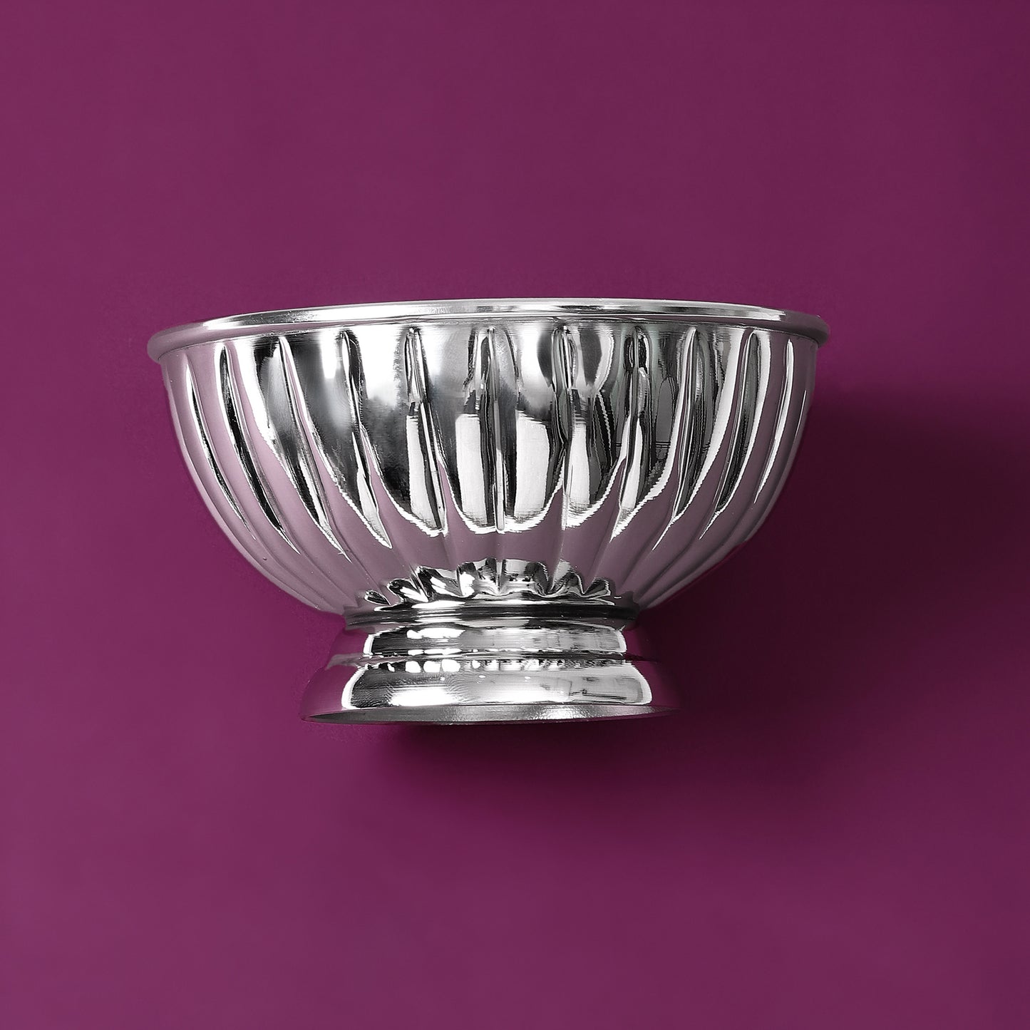 Purple Bird Silver Plated 'Maharani' Nut Bowl