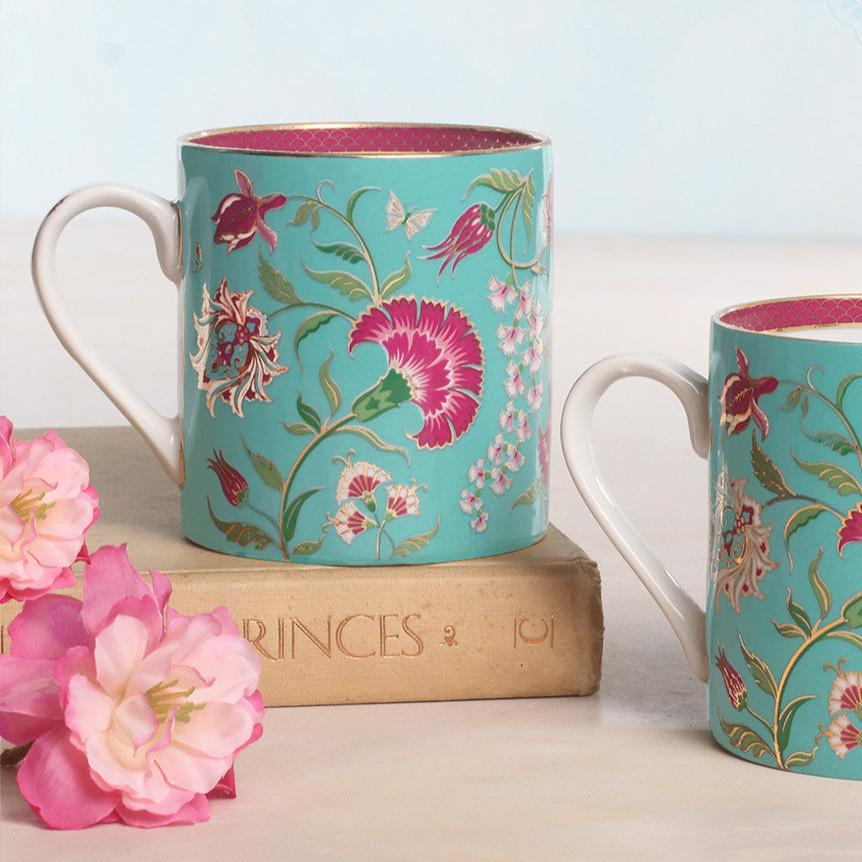 Kainaat Ambreen Aqua Mugs (Two Mugs)