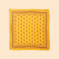 Purple Bird 'Kamal Buta' Twill Silk Pocket Square - Haldi