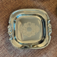 Purple Bird Mini 'Shobha' Silver Plated Coaster Tray/Jewelry Holder