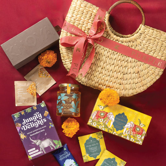 Purple Bird Ojas Luxury Gift Basket