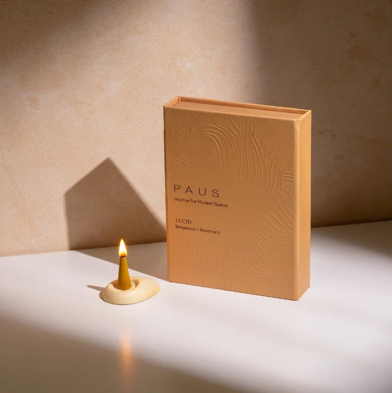 Paus Rituals LUCID Bergamot + Rosemary Incense Cones