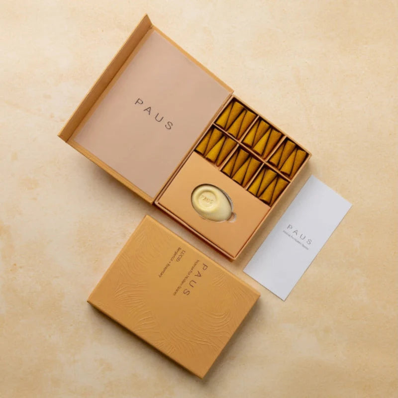 Paus Rituals LUCID Bergamot + Rosemary Incense Cones