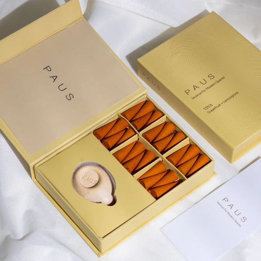 Paus Rituals Viva Grapefruit + Lemongrass Incense Cones