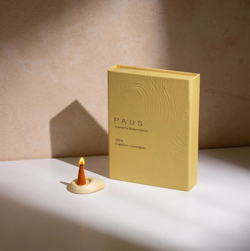 Paus Rituals Viva Grapefruit + Lemongrass Incense Cones