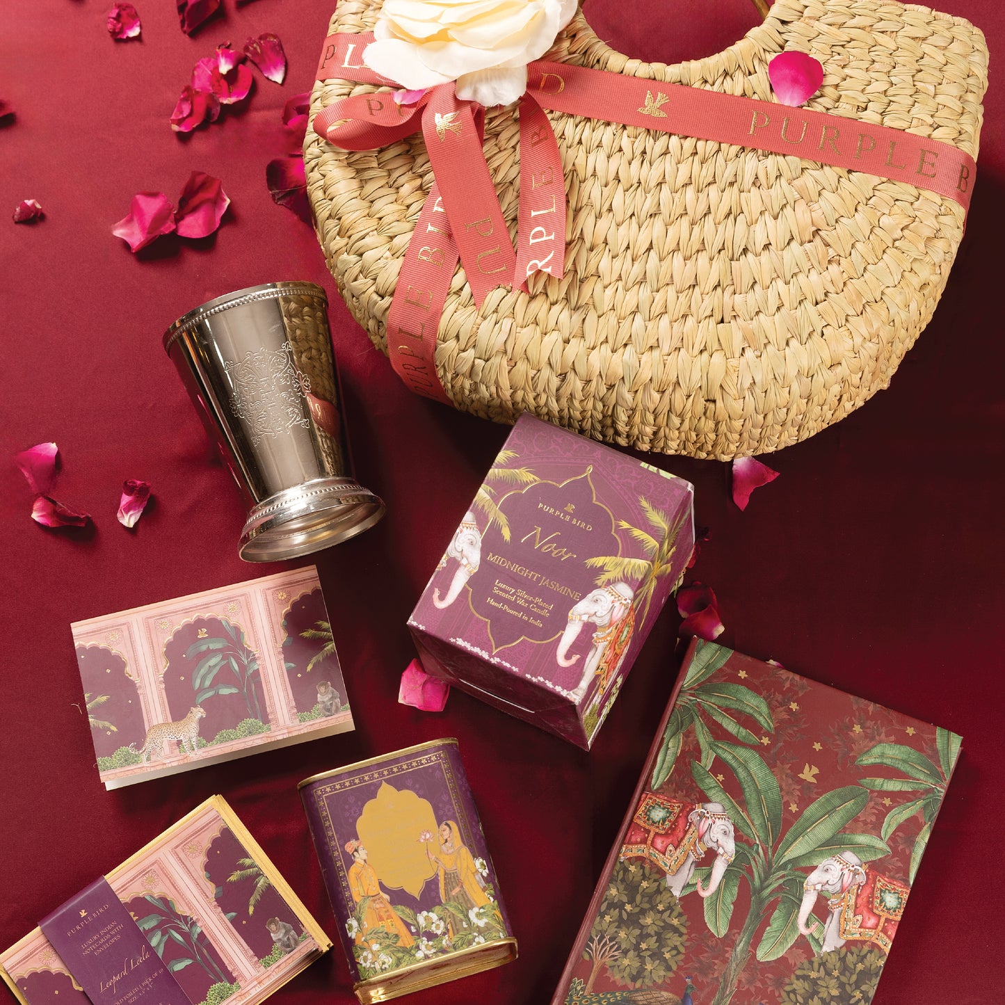 Purple Bird Bharatam Luxury Gift Basket