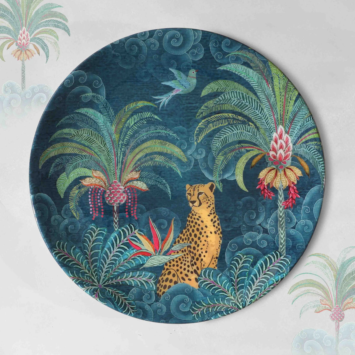Kainaat Periyar Leopard Wall Plate - Med