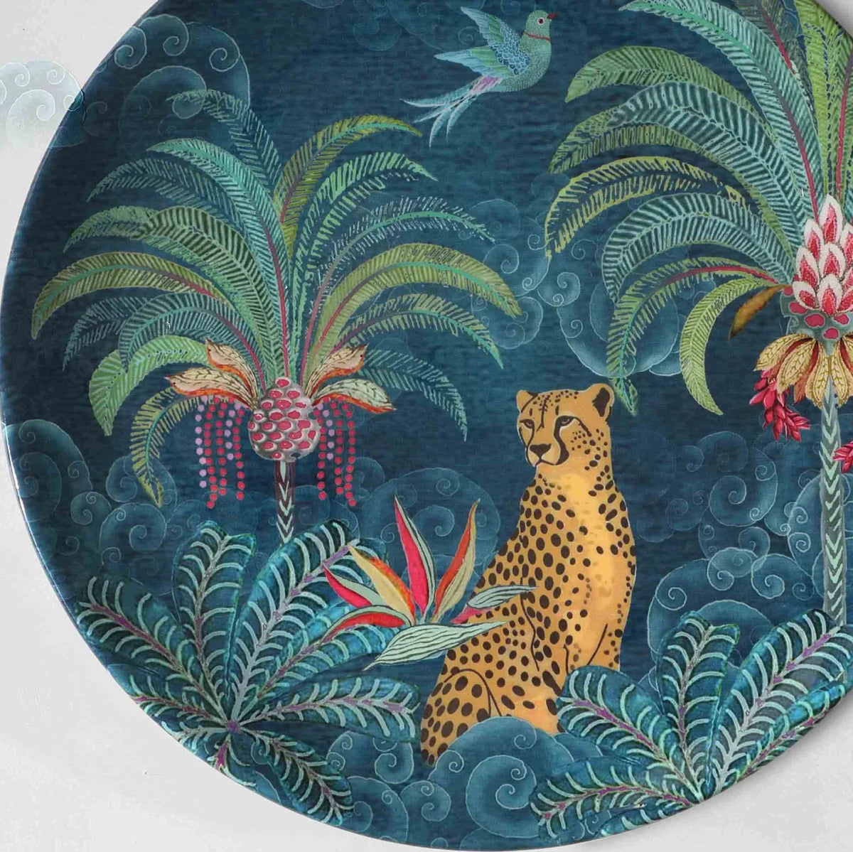 Kainaat Periyar Leopard Wall Plate - Med