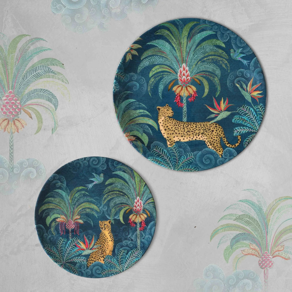 Kainaat Periyar Leopard Wall Plate - Med