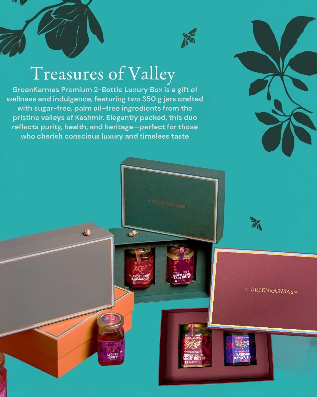 GreenKarmas Treasure of the Valley Gift Box (2 Jars)