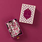Purple Bird 'Anaar Baagh' Twill Silk Pocket Square - Laal
