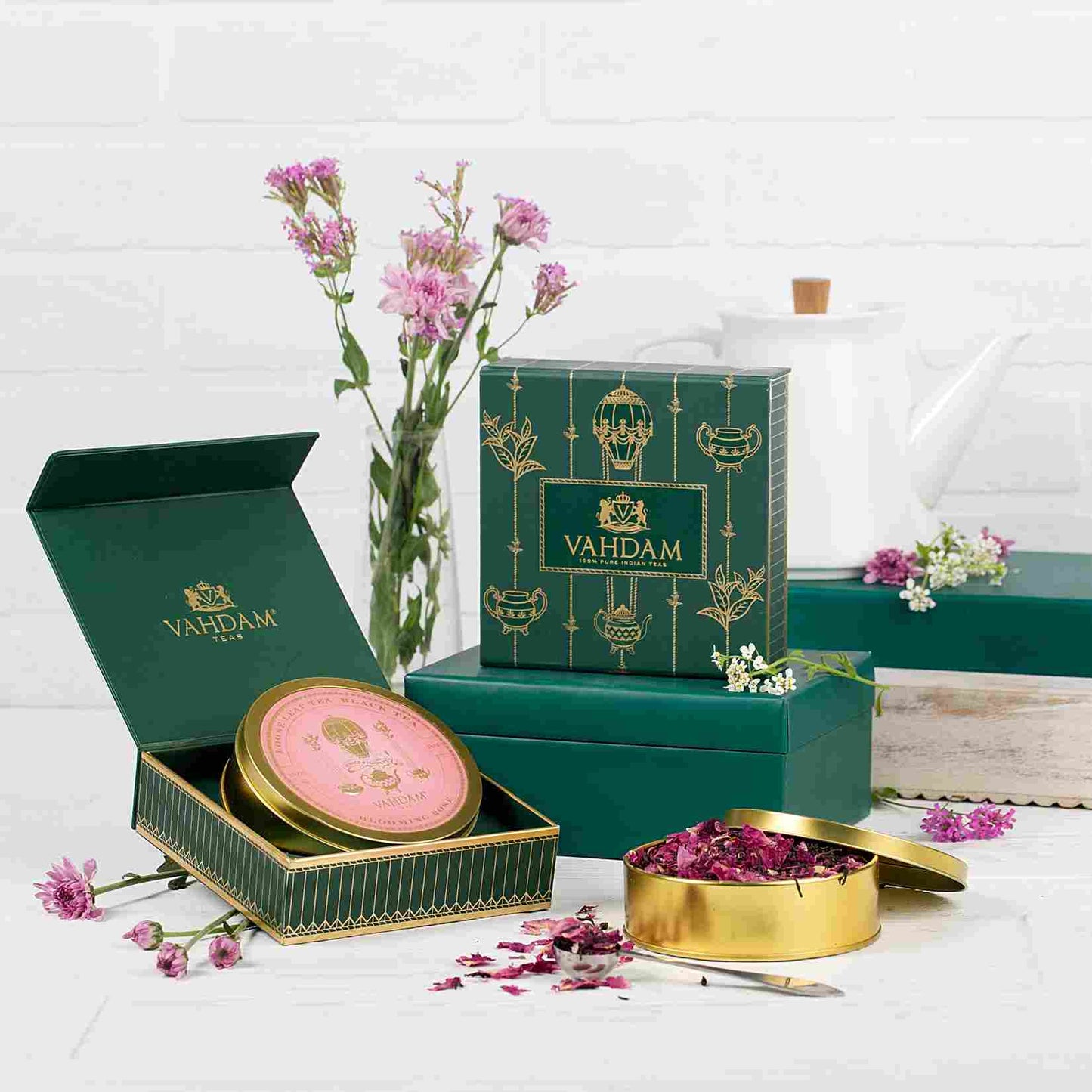 Vahdam Blooming Rose Tea Private Reserve