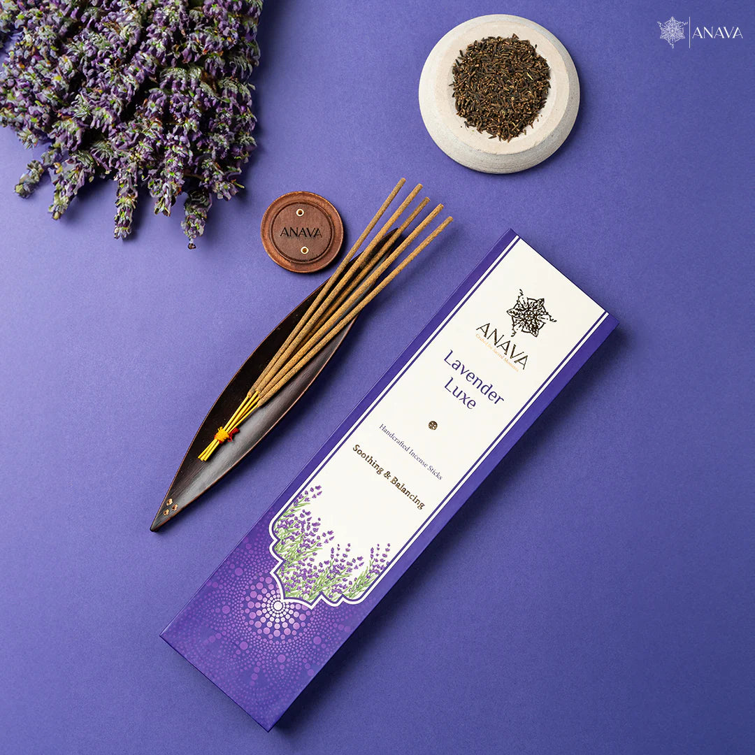 House of Anava Lavender Luxe Incense Sticks (Pack of 3)