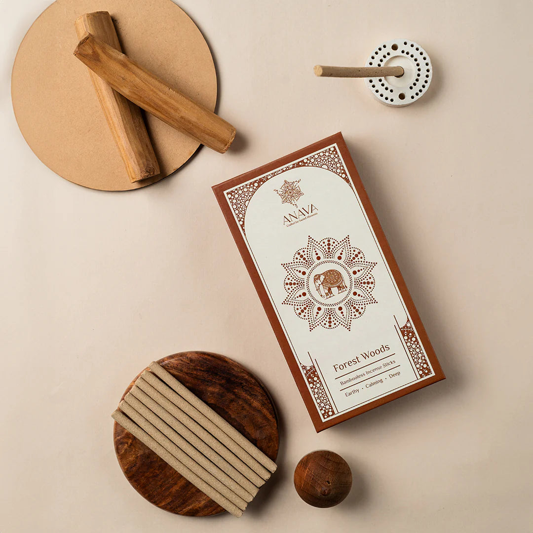 House of Anava Forest Woods Bambooless Incense Sticks (Pack of 2)