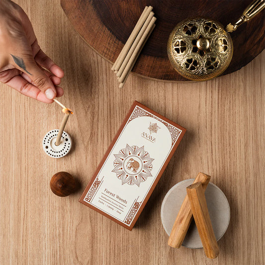 House of Anava Forest Woods Bambooless Incense Sticks (Pack of 2)