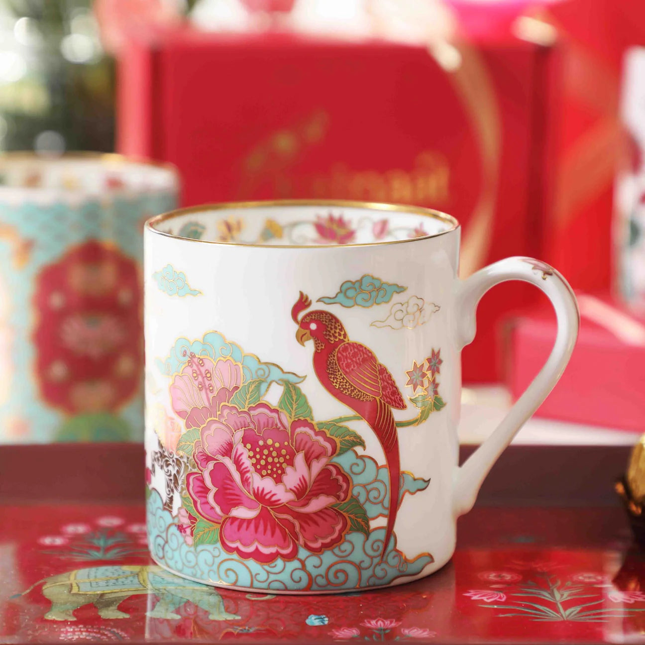 Kainaat Saryu Parrot Mug (Set of 2)