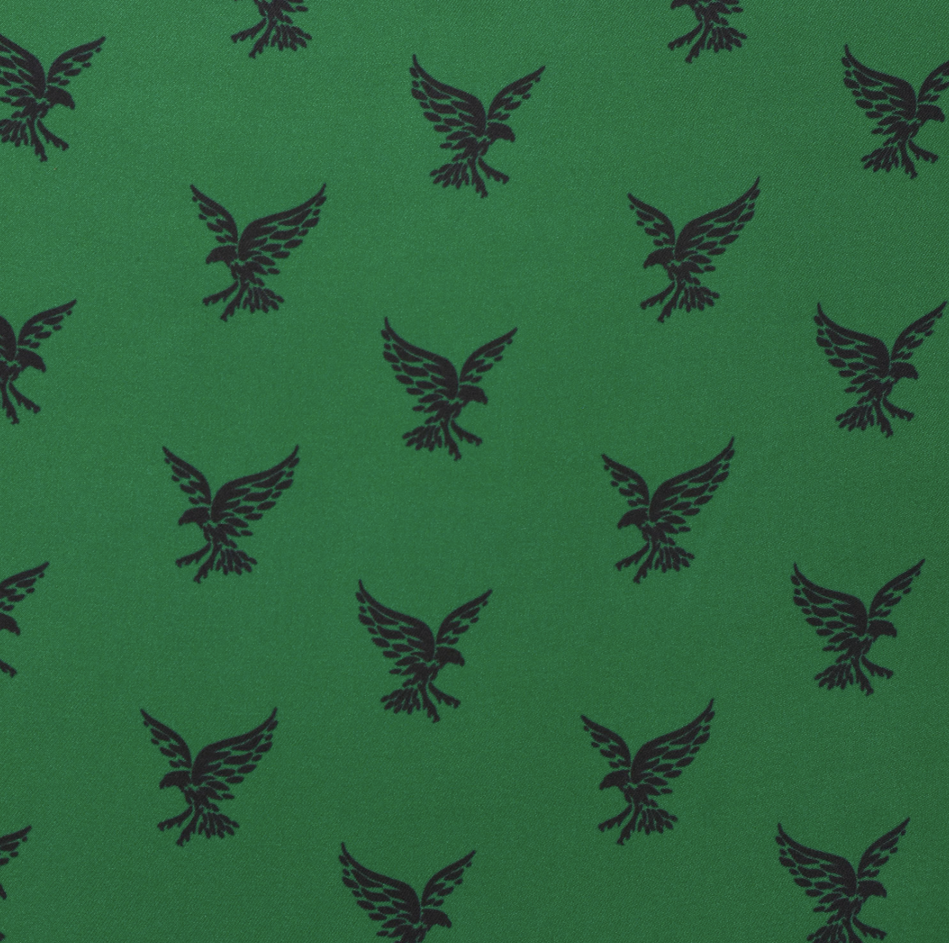 House of Badnore Eagle Pocket Square - Green