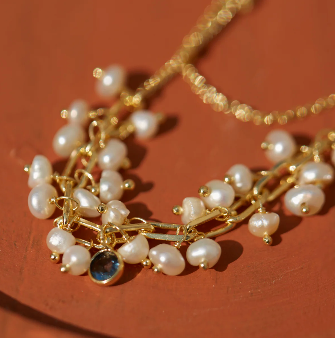 Manan Bianca Necklace - Pearl